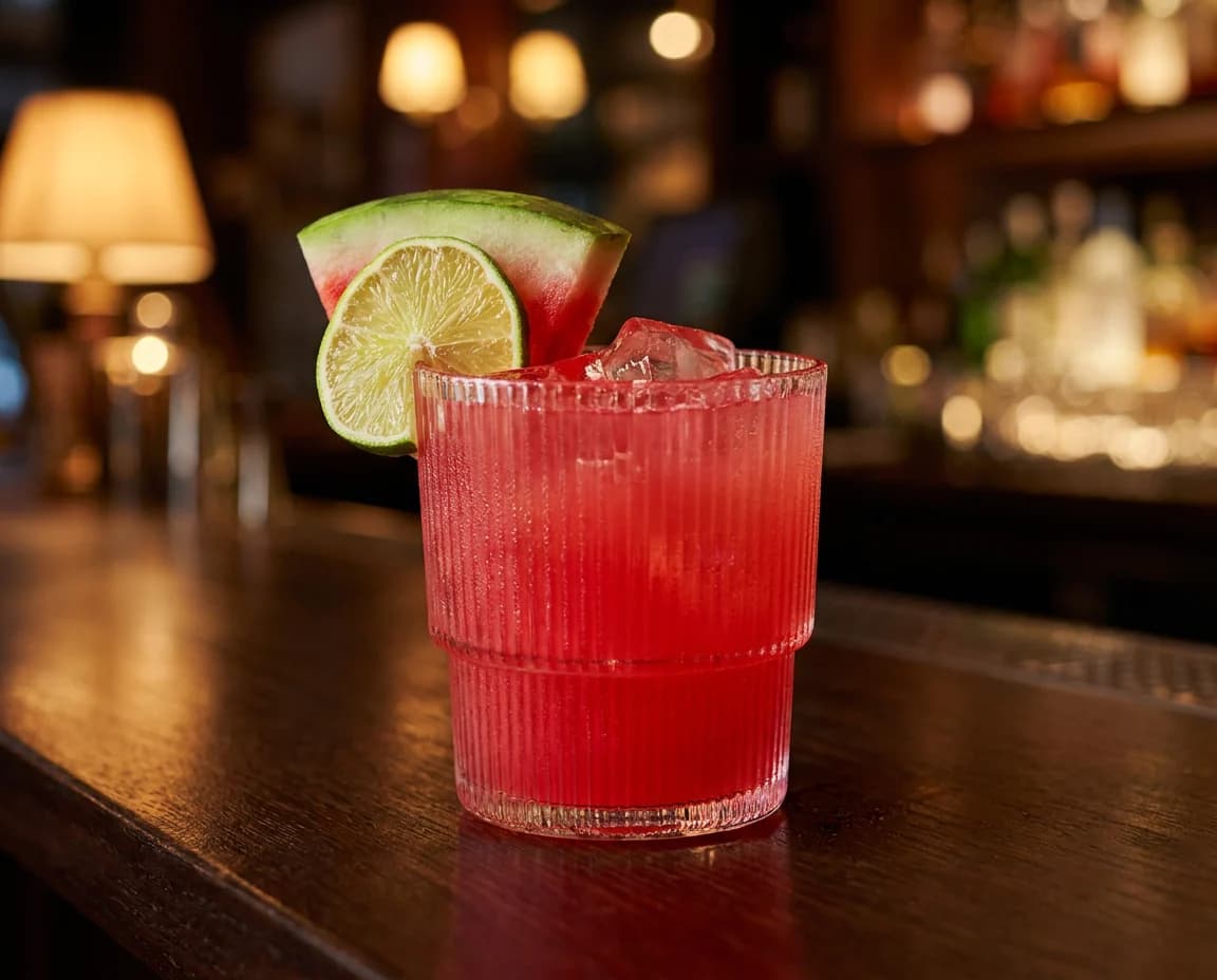 Watermelon margarita (non-alcoholic)