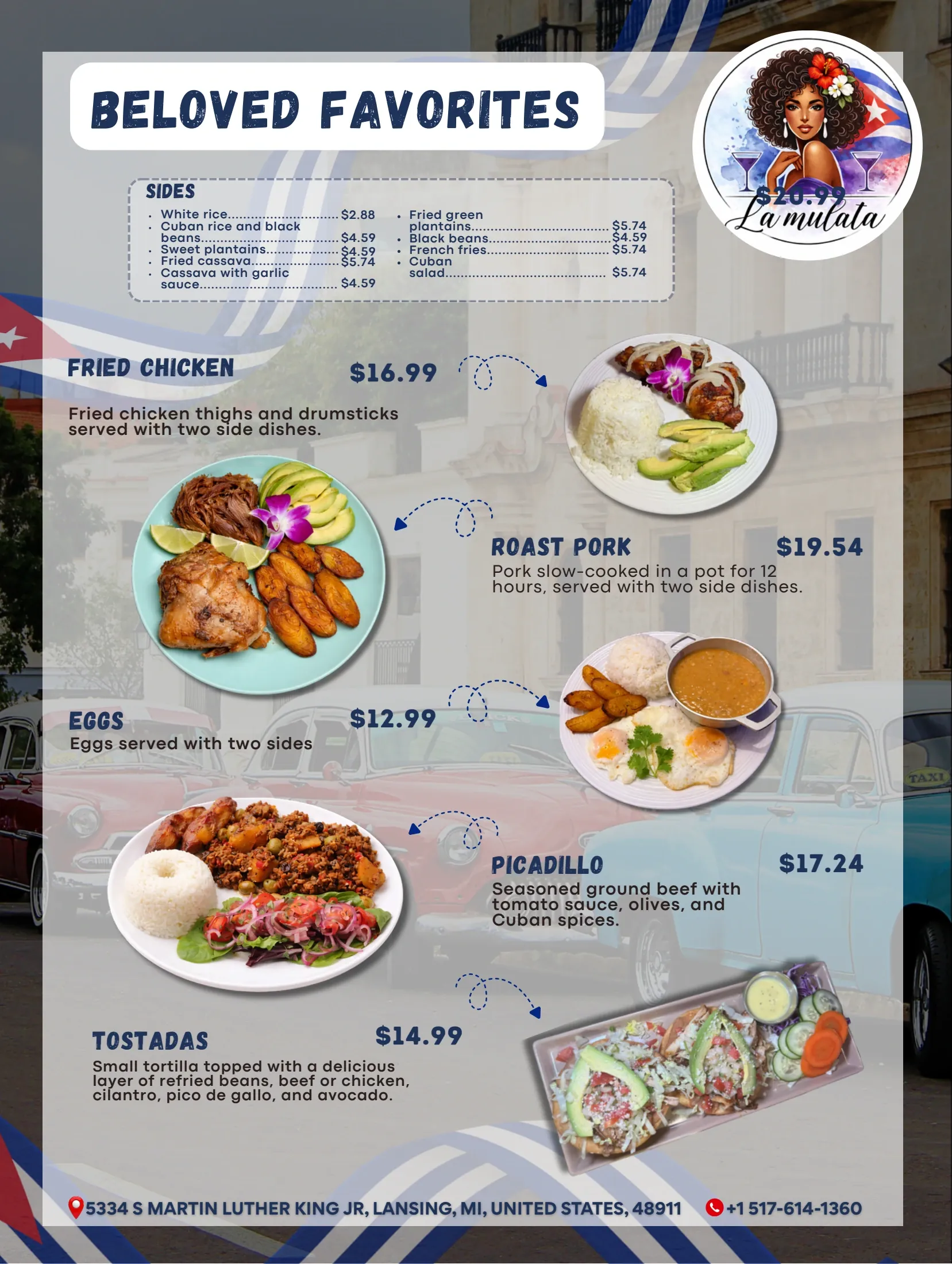 La Mulata menu, page 4
