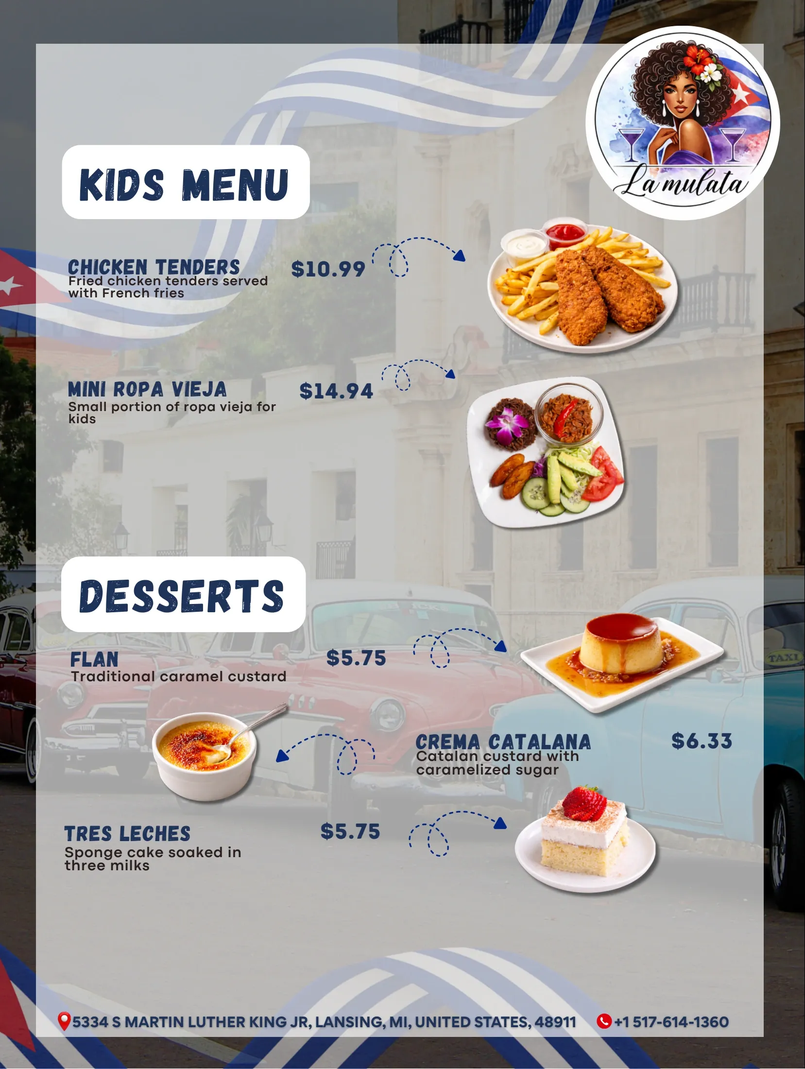 La Mulata menu, page 7